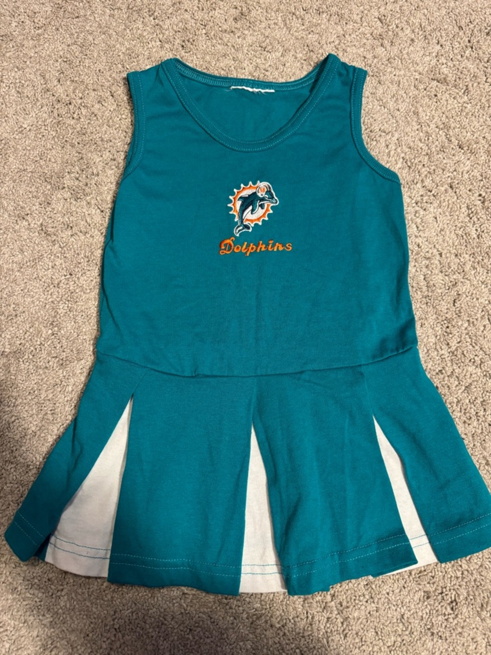 Vintage NFL Miami Dolphins Cheer Dress Size 3-5 years